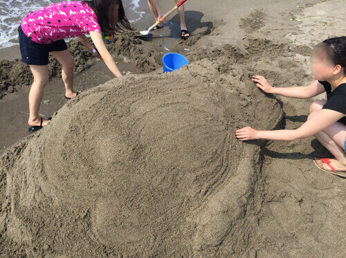 ７月１１日開催の「本気砂遊び」のリハーサルをしてきましたー♪